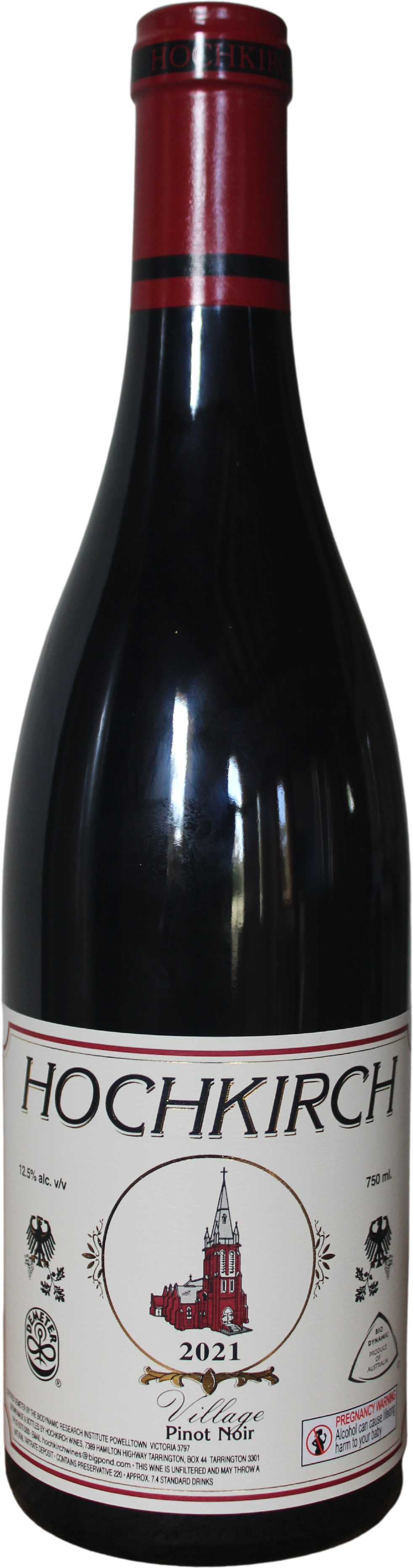 Hochkirch Wines Village Pinot Noir 2021 Henty